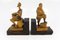 Skulpturale Buchstützen aus handgeschnitztem Holz von Don Quixote und Sancho Panza, 2er Set 12