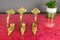 French Curtain Tiebacks in Gilt Bronze, Set of 3, Image 4