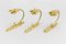 French Curtain Tiebacks in Gilt Bronze, Set of 3 11