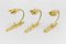French Curtain Tiebacks in Gilt Bronze, Set of 3, Image 11