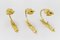 French Curtain Tiebacks in Gilt Bronze, Set of 3, Image 10