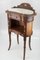 French Louis XVI Style Nightstand with Marble Top and Brass Mounts 10