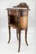 French Louis XVI Style Nightstand with Marble Top and Brass Mounts, Image 2