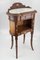 French Louis XVI Style Nightstand with Marble Top and Brass Mounts 4