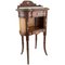 French Louis XVI Style Nightstand with Marble Top and Brass Mounts 1