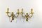French Bronze and Crystal Twin Arm Wall Sconces, Set of 2 11