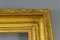 Französischer Bilderrahmen oder Spiegelrahmen aus vergoldetem Holz & Gesso, spätes 19. Jh 4