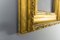 Französischer Bilderrahmen oder Spiegelrahmen aus vergoldetem Holz & Gesso, spätes 19. Jh 7