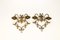 Italian Florentine Style Golden Color Candle Wall Sconces, Set of 2, Image 7