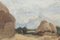 Jean-Baptiste Scoriel, Hay Meadow Szene, 1930, Öl auf Karton, Gerahmt 17