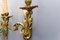 Apliques franceses estilo Luis XV de bronce con dos luces. Juego de 2, Imagen 9
