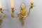 French Louis XV Style Two-Light Bronze Sconces, Set of 2, Image 8