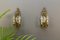 Bronze Floral Mirrored Wall Sconces, Set of 2 4