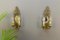 Bronze Floral Mirrored Wall Sconces, Set of 2 20