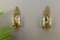 Bronze Floral Mirrored Wall Sconces, Set of 2 2
