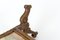 Französischer Kaminschirm aus geschnitztem Nussholz mit Nadelspitze 10