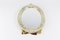 Specchio da tavolo ovale con cornice in porcellana, Immagine 2
