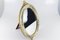 Oval Table Mirror with Porcelain Frame 20