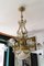 Lámpara de araña estilo Luis XVI de bronce y vidrio con siete luces, años 20, Imagen 15