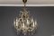 Thirteen-Light Crystal Chandelier in the Style of Maria Theresa, 1950s 6