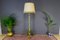 Vintage Italian Grotto Style Floor Lamp in Carved and Painted Wood, Image 4