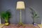 Vintage Italian Grotto Style Floor Lamp in Carved and Painted Wood 2