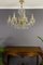 Kronleuchter mit Acht Leuchten aus Kristallglas im Stil von Maria Theresa 18