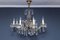 Eight-Light Crystal Chandelier in the Style of Maria Theresa 17