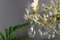 Kronleuchter mit Acht Leuchten aus Kristallglas im Stil von Maria Theresa 8