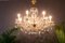 Kronleuchter mit Acht Leuchten aus Kristallglas im Stil von Maria Theresa 4