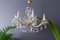 Kronleuchter mit Acht Leuchten aus Kristallglas im Stil von Maria Theresa 3