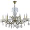 Eight-Light Crystal Chandelier in the Style of Maria Theresa 1