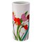 Flower Cylinder Vase aus Porzellan von Wolf Bauer für Rosenthal, Deutschland 1