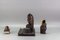 Set da scrivania Calamaio con figure a forma di gufo in legno intagliato a mano, anni '30, set di 3, Immagine 11