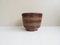 Brown Ceramic Pot with Relief Pattern, 1970s 8