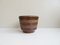 Brown Ceramic Pot with Relief Pattern, 1970s 9
