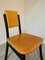 Italian Wooden Dining Chairs and Angel Eagues Leather by Angelo Mangiarotti, 1970s, Set of 4 13