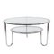 Steel Tube Loop Table with Glass Plate by Artur Drozd 1