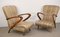 Italian Armchairs in the Style of Guglielmo Ulrich, 1950s, Set of 2 1