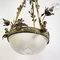 Art Nouveau Angel Bronze Hanging Lamp by Putto Putten 10