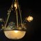 Lampe à Suspension Angel Art Nouveau en Bronze par Putto Putten 9