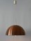 Lámpara colgante alemana Mid-Century moderna de cobre de Staff & Schwarz, años 60, Imagen 11