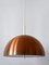 Lámpara colgante alemana Mid-Century moderna de cobre de Staff & Schwarz, años 60, Imagen 4
