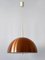 Lámpara colgante alemana Mid-Century moderna de cobre de Staff & Schwarz, años 60, Imagen 10