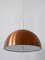 Lámpara colgante alemana Mid-Century moderna de cobre de Staff & Schwarz, años 60, Imagen 15