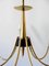 Mid-Century Modern German Seven-Flamed Sputnik Pendant Lamp or Chandelier, 1950s 12