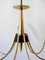 Mid-Century Modern German Seven-Flamed Sputnik Pendant Lamp or Chandelier, 1950s, Image 12