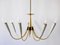 Mid-Century Modern German Seven-Flamed Sputnik Pendant Lamp or Chandelier, 1950s, Image 3