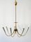 Mid-Century Modern German Seven-Flamed Sputnik Pendant Lamp or Chandelier, 1950s, Image 5