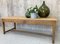French Oak Laboratory Workbench Dining Refectory Table 9